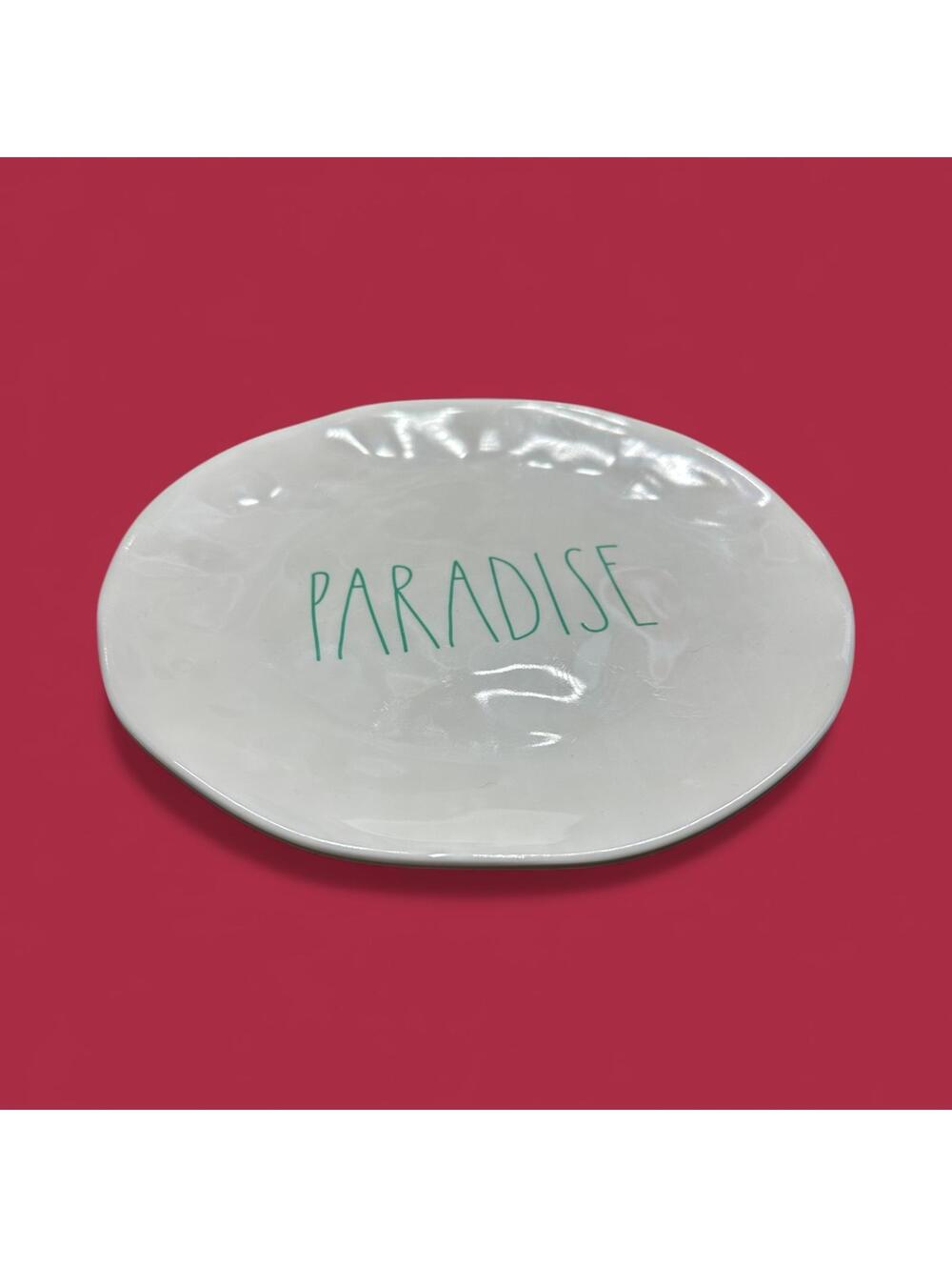 Rae Dunn Artisan Collection 'Paradise' Ceramic Plate